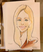  Улыбка дополняет красоту женских глаз, Михаил Шабалин, шаржист