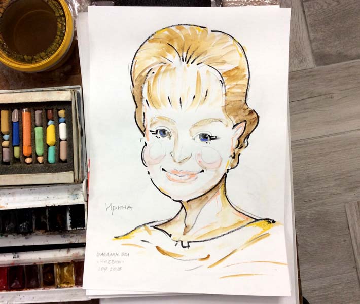 Быстрое изображение матушки Ирины на мероприятии